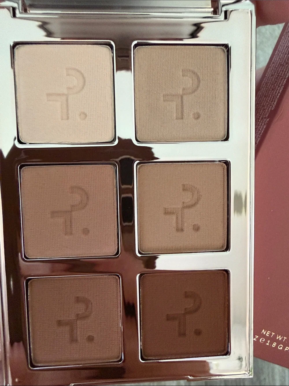 Patrick Ta eyeshadow palette in light $44 retail